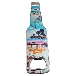 Clearwater Beach Bottle Opener Magnet Souvenir Dolphin Travel Tourist Florida